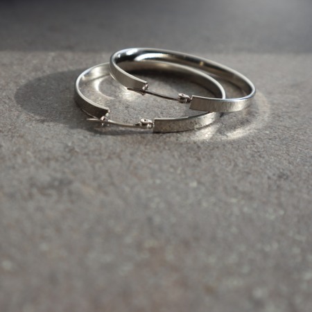 Cercei rotunzi argintii Sanja S [1]