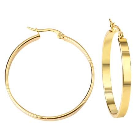 Cercei rotunzi aurii Sanja [0]