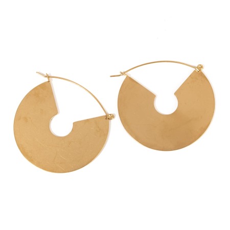 Cercei rotunzi auriu Camille [0]