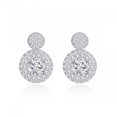 Fara Categorie - Cercei stud argint microcristale Selene