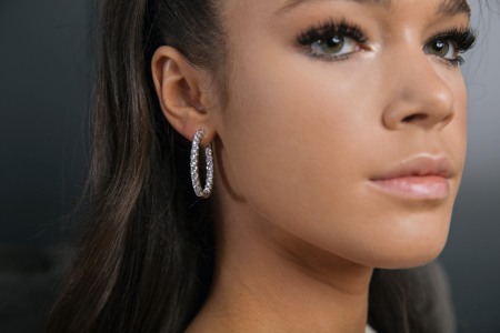 Cercei tennis argint ovali Marla [1]