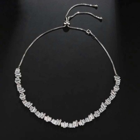 Chokers si coliere - Choker tennis elegant Lea