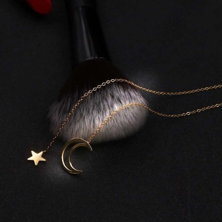 Colier auriu Luna si Stea [2]