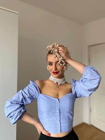 Colier cu perle baroc Korine [3]