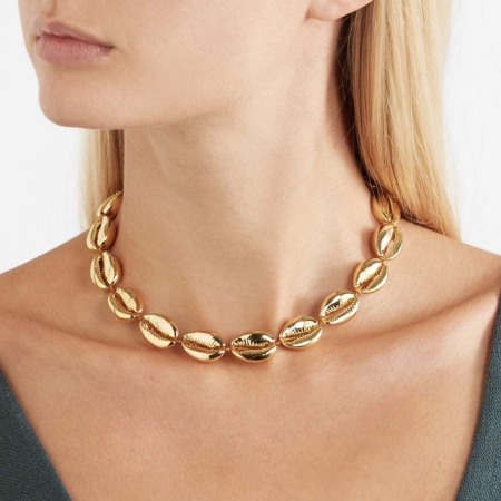 Colier cu scoici aurii Mariola [1]