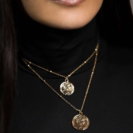 Colier moneda rozar [1]