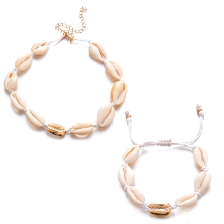 Colier scoici bratara set [0]