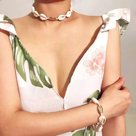 Colier scoici bratara set [3]