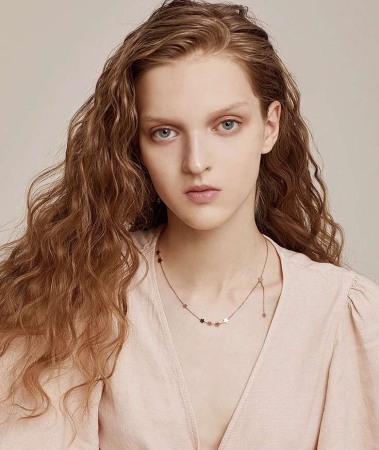 Colier stelute roz gold Star [1]