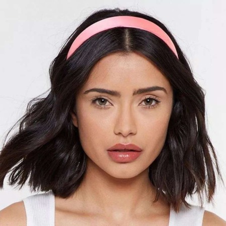 Cordeluta par satin roz pudra Kara [1]