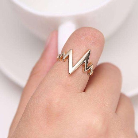 Inel auriu Hearbeat [1]