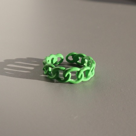 Inel chain verde neon [0]