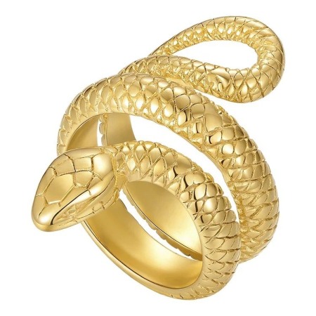 Inele - Inel sarpe auriu Snake