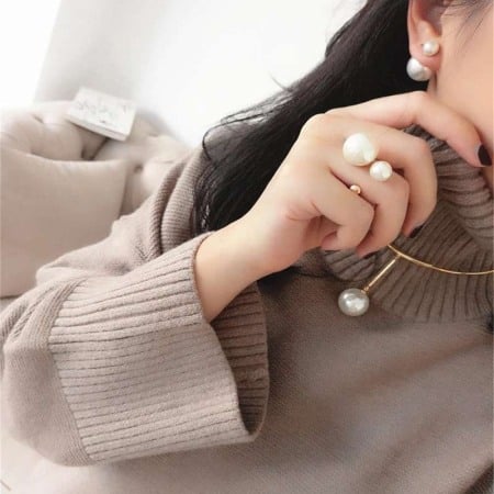 Inel statement perle Tonja [1]