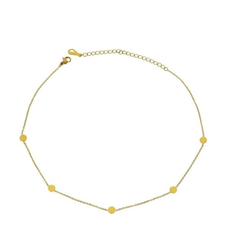 Chokers si coliere - Lant geometric cerc Klara