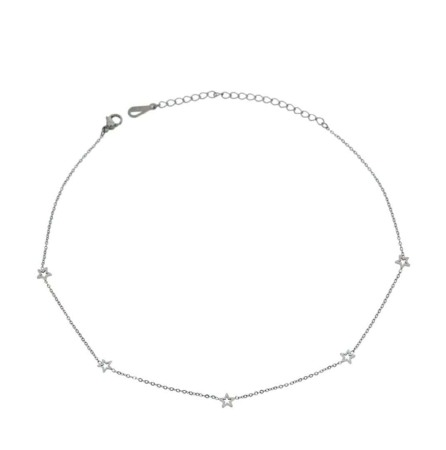 Chokers si coliere - Lant geometric stea Karla S