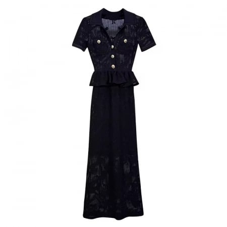 Rochii - rochie midi 2 piese Avaline