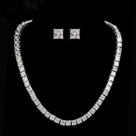 Chokers si coliere - set bijuterii tennis