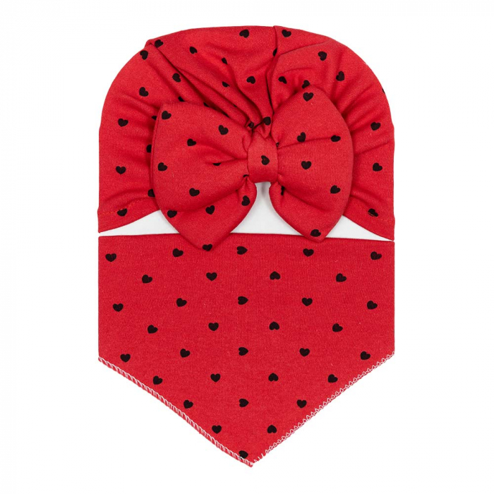 Set 2 piese bebe turban si bandana/bavetica [3]