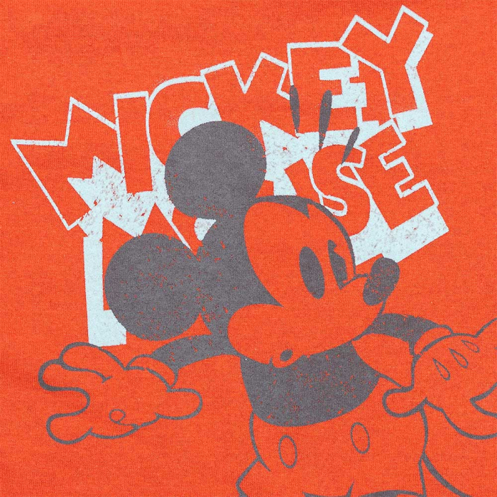 Costum pentru baieti Mickey Mouse tricou si pantaloni scurti [5]