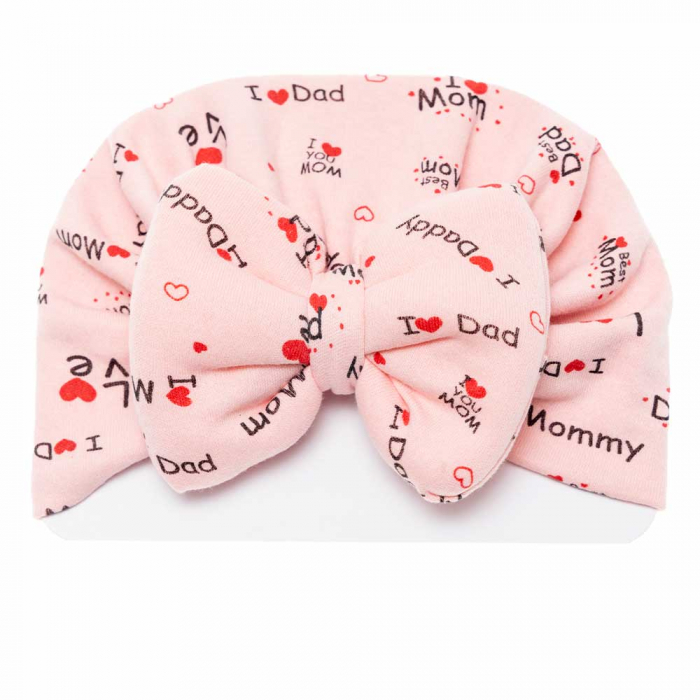 Turban bebe I love Mom and Dad [3]