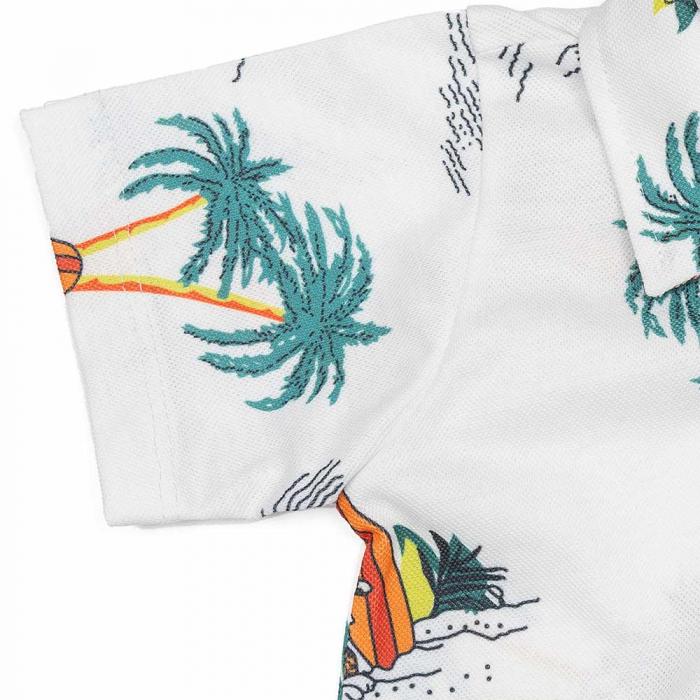 costum pentru baieti Snoopy camasa si pantaloni scurti [8]