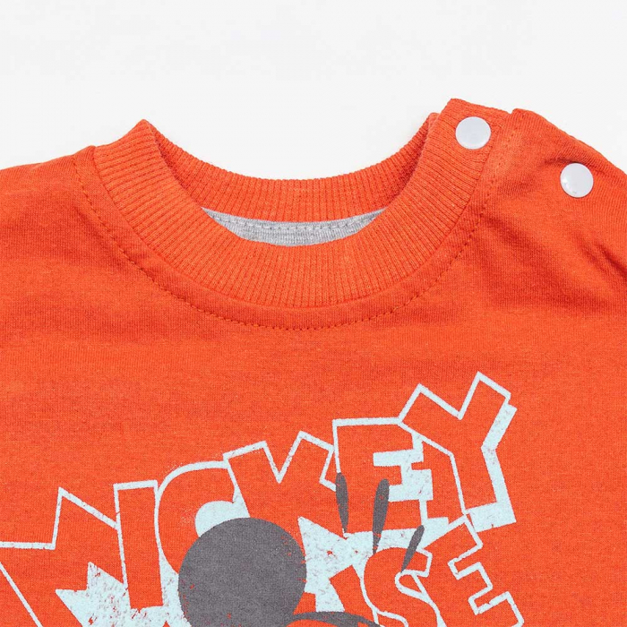 Costum pentru baieti Mickey Mouse tricou si pantaloni scurti [10]