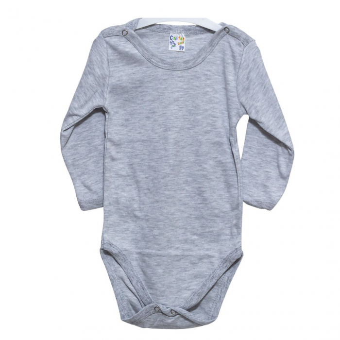 Body cu maneca lunga nou nascut material bumbac [3]