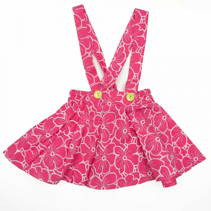 Set de vara fete Unicorn tricou si fustita tip sarafan [7]