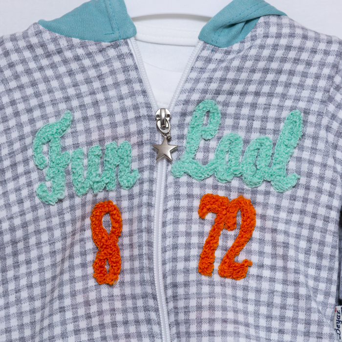 Compleu de 3 Piese pentru Copii 872-Hanorac Bluza Pantaloni [5]