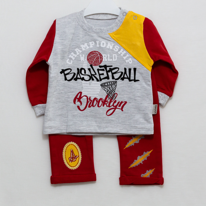 Compleu bebelusi bluza si pantaloni Basketball [5]