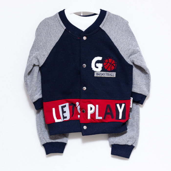 Compleu bebe jacheta bluza panataloni Basketball [4]