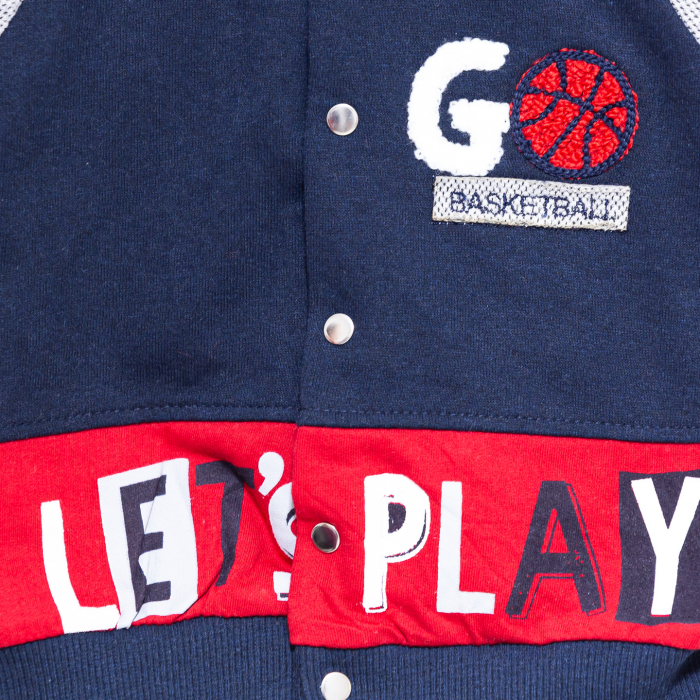 Compleu bebe jacheta bluza panataloni Basketball [3]