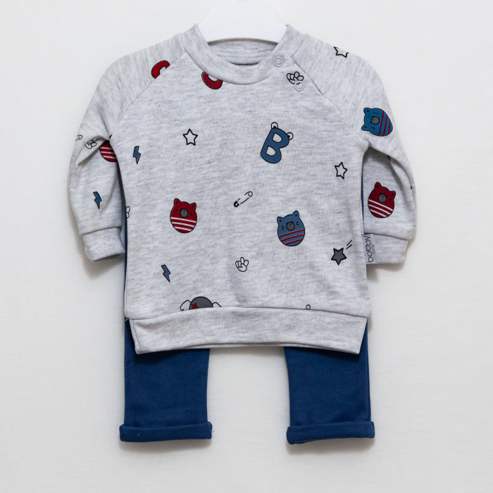 haine bebelusi baieti Bear bluza pantaloni [4]
