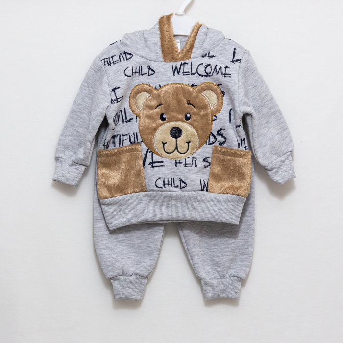 Trening bebelus hanorac si pantaloni Bear [3]