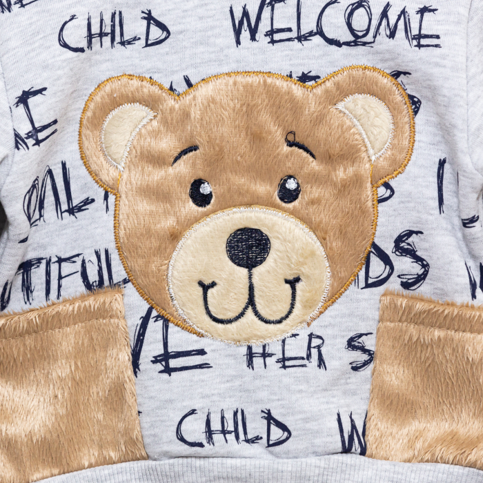 Trening bebelus hanorac si pantaloni Bear [4]