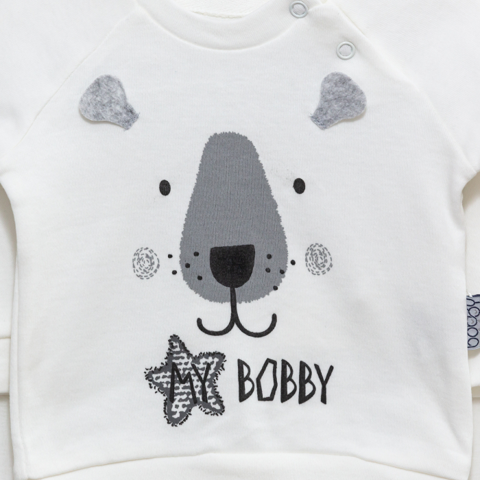 imbracaminte bebe Bobby cu bluza si pantaloni [4]