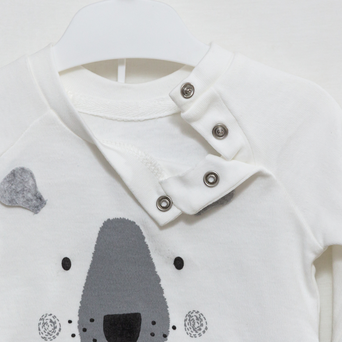 imbracaminte bebe Bobby cu bluza si pantaloni [3]