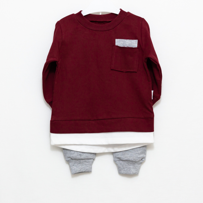 Compleu pantaloni si bluza bebe Cool [3]