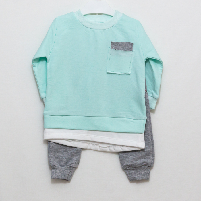Compleu pantaloni si bluza bebe Cool [4]
