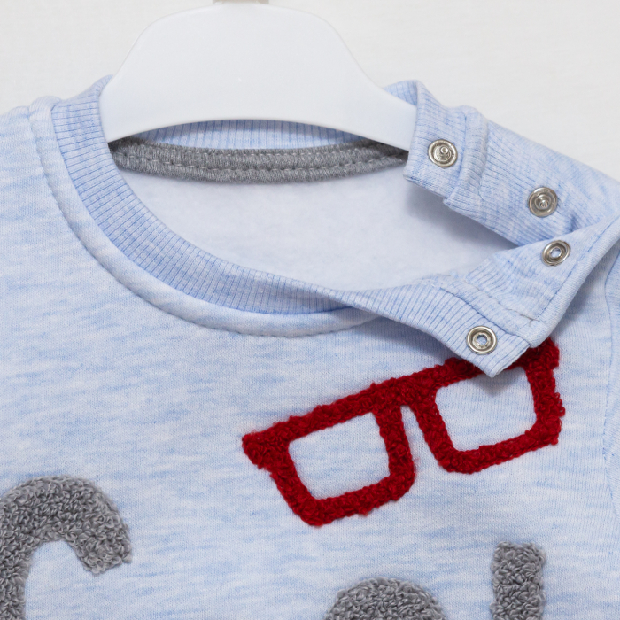 Compleu bebe cu bluza si pantaloni Cool [2]