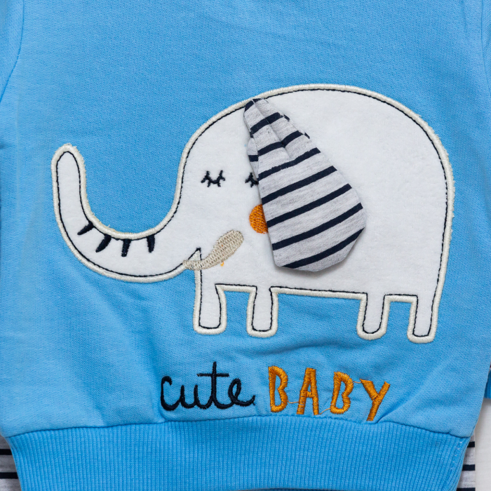 imbracaminte bebe Elefant bluza si pantaloni [2]