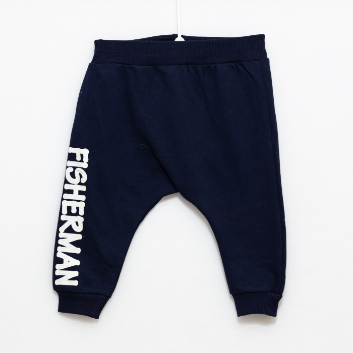 Compleu bebe hanorac cu bluza si pantaloni Fisherman [3]