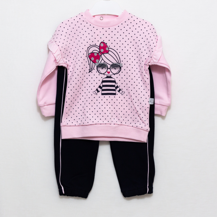 imbracaminte bebe bluza si pantaloni Girly [4]