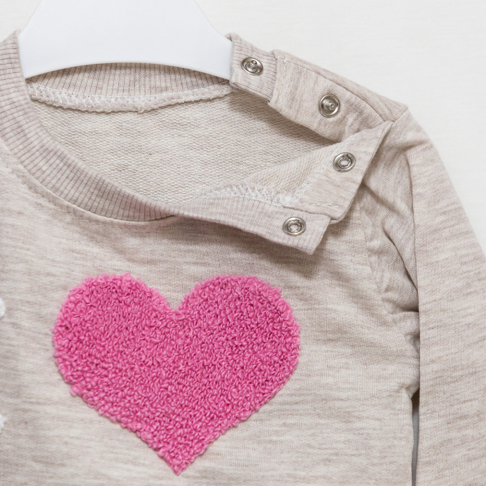 Set 2 piese copii I love mama bluza si pantaloni [2]