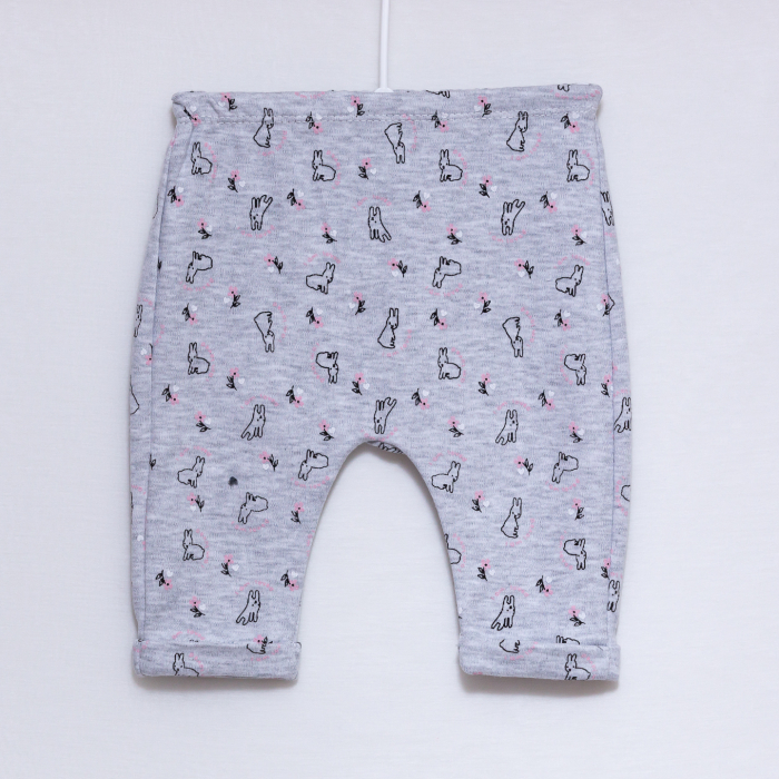 Compleu Fetiță Iepuras- Bentita, Body și Pantaloni [2]