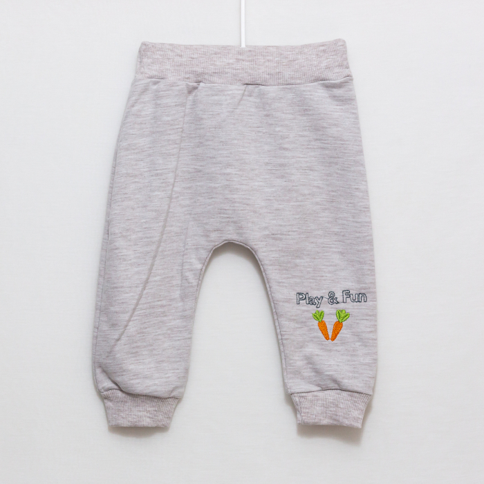 Set 2 piese bebe Iepuraș cu pantaloni si bluza [2]