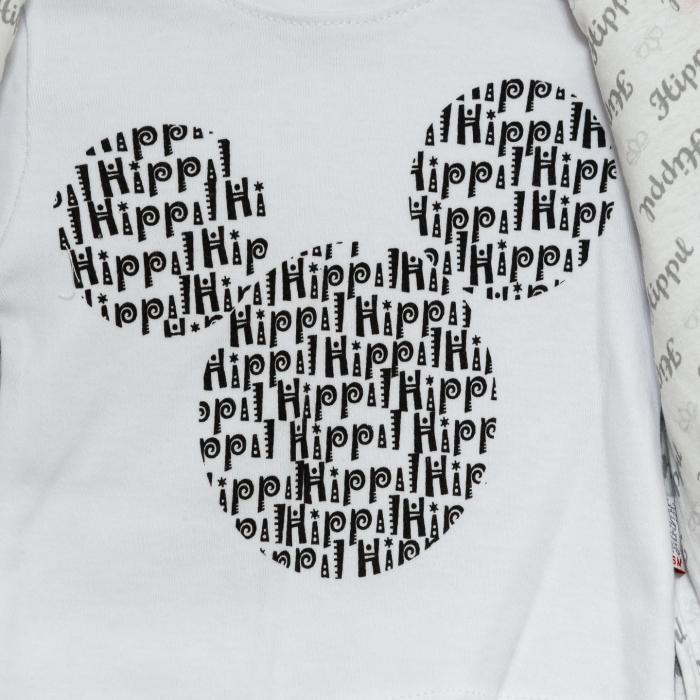 Compleu bebe vesta cu bluza si pantaloni Mickey Mouse [3]
