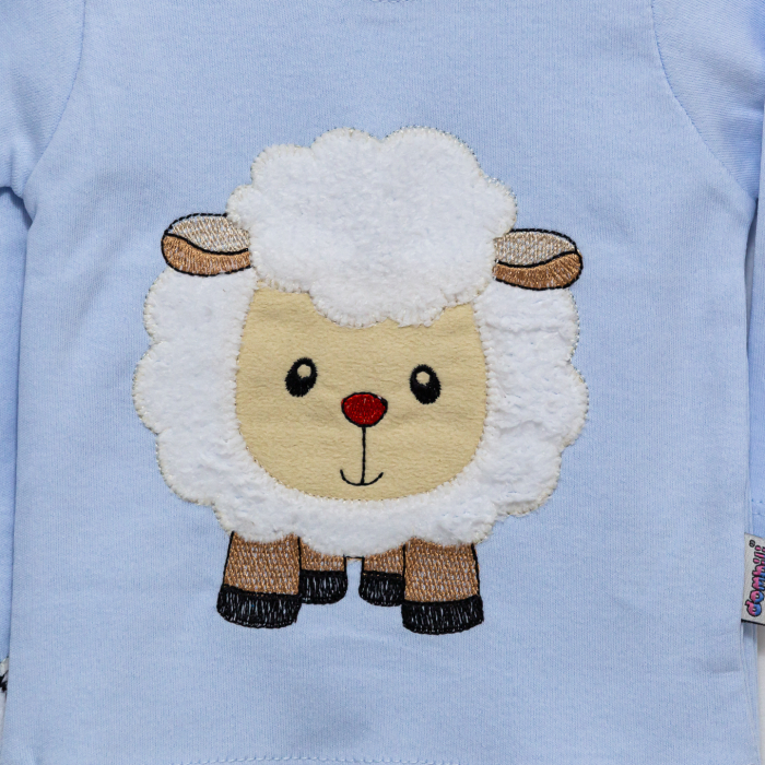 Compleu bebe Oiță cu bluza si pantaloni [3]
