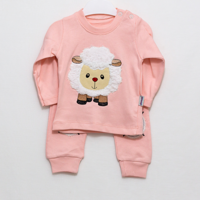 Compleu bebe Oiță cu bluza si pantaloni [4]